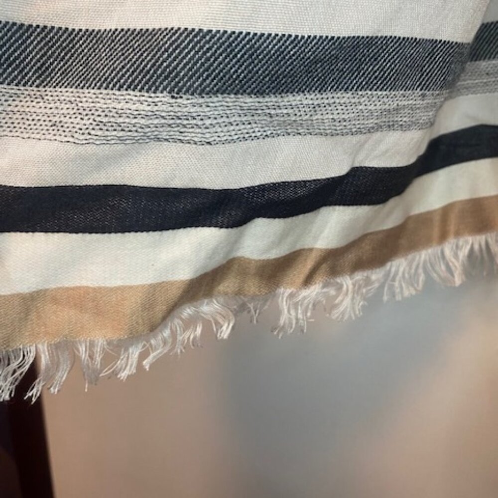Talbots Striped long Scarf - Picture 9 of 9